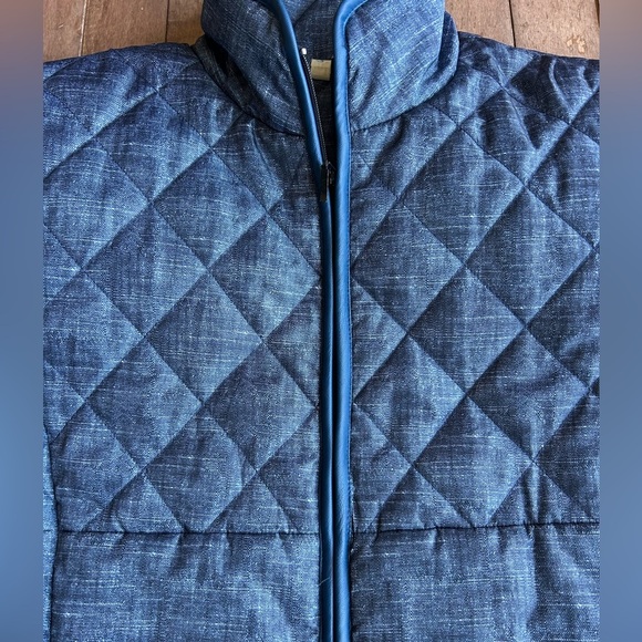 Women's Blue Quilted Lightweight Spring Jacket Size Small - Picture 4 of 10